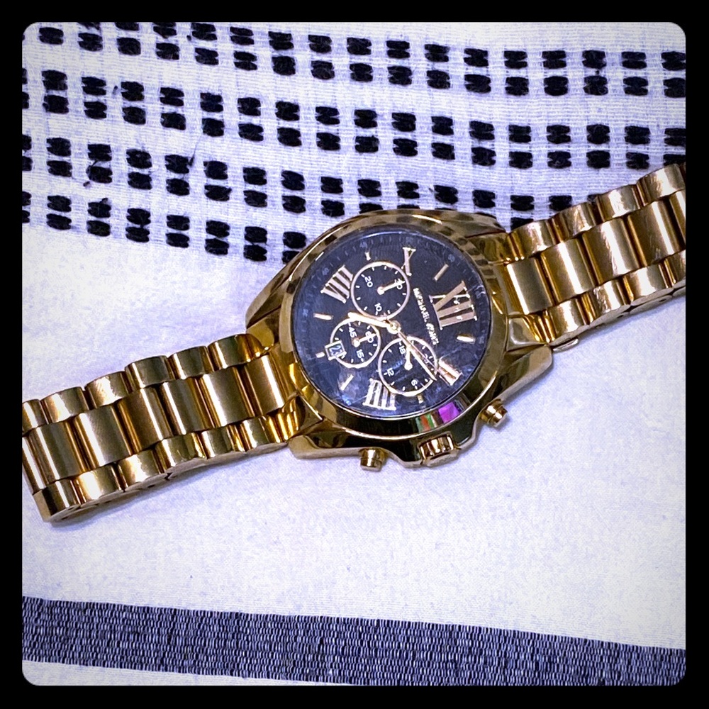 Gold Michael Kors watch
